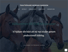 Tablet Screenshot of morganivarsson.com